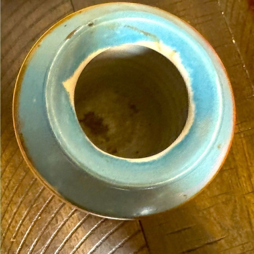 Mexican Pottery Cancun Souvenir Vase - 6" - Picture 6 of 10